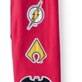 thumbnail image 3 of Justice League Graphic Raglan and Jogger 2 Piece Pajama Sleep Set (Big Boy & Little Boy), 3 of 3