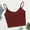 Wine, variant on LoyisViDion Womans Shirts Clearance Women Tops Solid Sleeveless Pullover Vest Tank Crop Shirts Purple XL