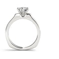 thumbnail image 3 of 1 Carat T.W. Diamond Euro Style Solitaire 14kt White Gold Engagement Ring, 3 of 5