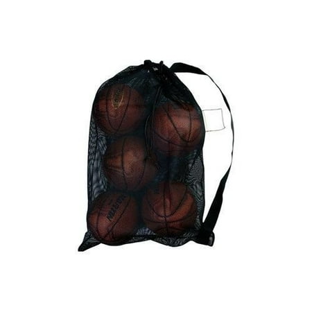 - Martin All Purpose Mesh Ball Equipment Bag - Basketball; Soccer; Football- Black, Large 24/36 Equipment/Ball Bag Heavy Drawstring With Plastic Lock Closure I.D. Tag By Unknown