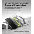 thumbnail image 4 of Protector de pantalla Ringke Easy Slide para Samsung Galaxy A36, vidrio templado 9H, 2 unidades, 4 of 9
