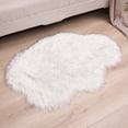 thumbnail image 4 of TIELUTT Imitation Wool Carpet Living Room Shag Carpet Oval Bedroom Machine Washable Floor Mat Throw Rugs for Living Room Popcorn Blanket Area Rug Living Room Decorative Blankets Big Soft Blanket, 4 of 4