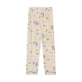 thumbnail image 1 of Hello Kitty Pajamas Pants Hello Kitty Pjs Women Fluffy Flannel Pj Pants Anime Kawaii Cat Printed Home Pants Sleeping Pajamas Pants Halloween Pajamas Pants Matching Pajamas Pants, 1 of 2