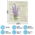 thumbnail image 2 of Elegant Purple Lavender Dishwasher Magnet Cover Decorative Sticker for Home Cabinet Kitchen 23" x26", 2 of 5
