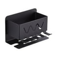 thumbnail image 1 of Soporte para cepillos de dientes, estante para pasta de dientes, organizador de baño, ligero y multifunción. Negro, 1 of 9
