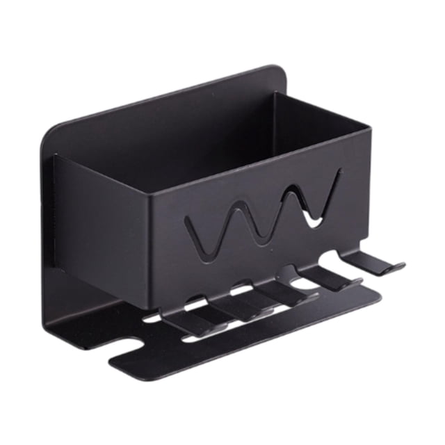 Soporte para cepillos de dientes, estante para pasta de dientes, organizador de baño, ligero y multifunción. Negro