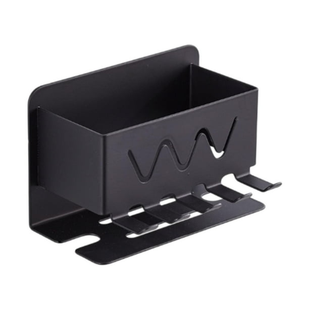 Soporte para cepillos de dientes, estante para pasta de dientes, organizador de baño, ligero y multifunción. Negro