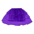 thumbnail image 4 of Women Tutu Skirt Layers Purple Tutu Elastic Waist Ballet Dance Skirt Fairy Dress, 4 of 4