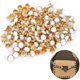 thumbnail image 3 of Diy Rivet Clothes Rivet Diy Decoration Rivet 100 Sets 7.5mm Semi Circular Decorative Rivets DIY Clothes Bags Decoration AccessoriesWhite ANGGREK Blanco, 3 of 8