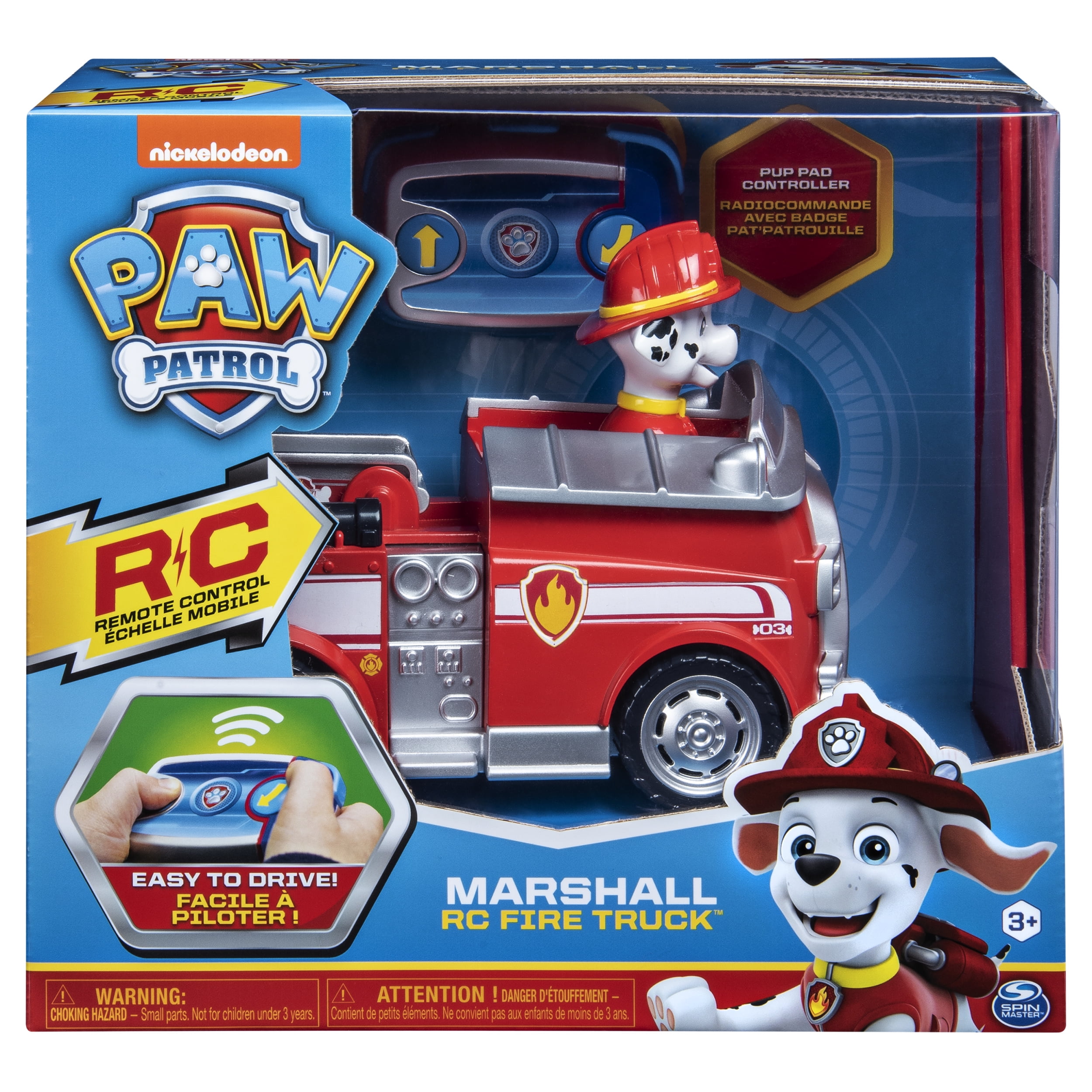 paw patrol radio control fire truck