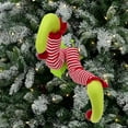 thumbnail image 5 of XYAIYT Santa Legs Decoration Christmas Tree Christmas Mantel Decor Flannel Soft Stuffed Reusable Ornament Wreath Centerpiece Home Decor Indoor Holiday Display Doorway 8.7In Red, 5 of 8