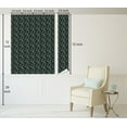 thumbnail image 5 of Ambesonne Tropical Jungle Peel & Stick Wallpaper for Home, Floral Pattern Boho, 13"x72", Off White Forest Green, 5 of 5