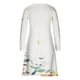 thumbnail image 5 of Vestido de jersey con cuello en V y manga larga estampado a la moda para mujer Fridja  yut4397, 5 of 5