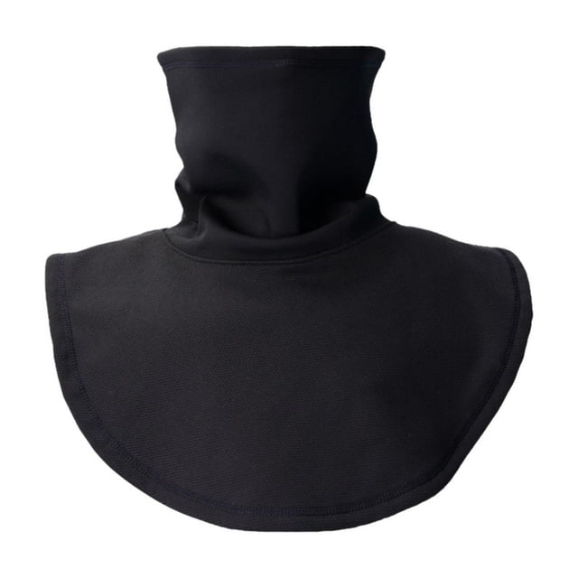 Calentador de cuello para motocicleta, mantiene el calor, cuellos falsos para pesca, esquí, deportes al aire libre negro