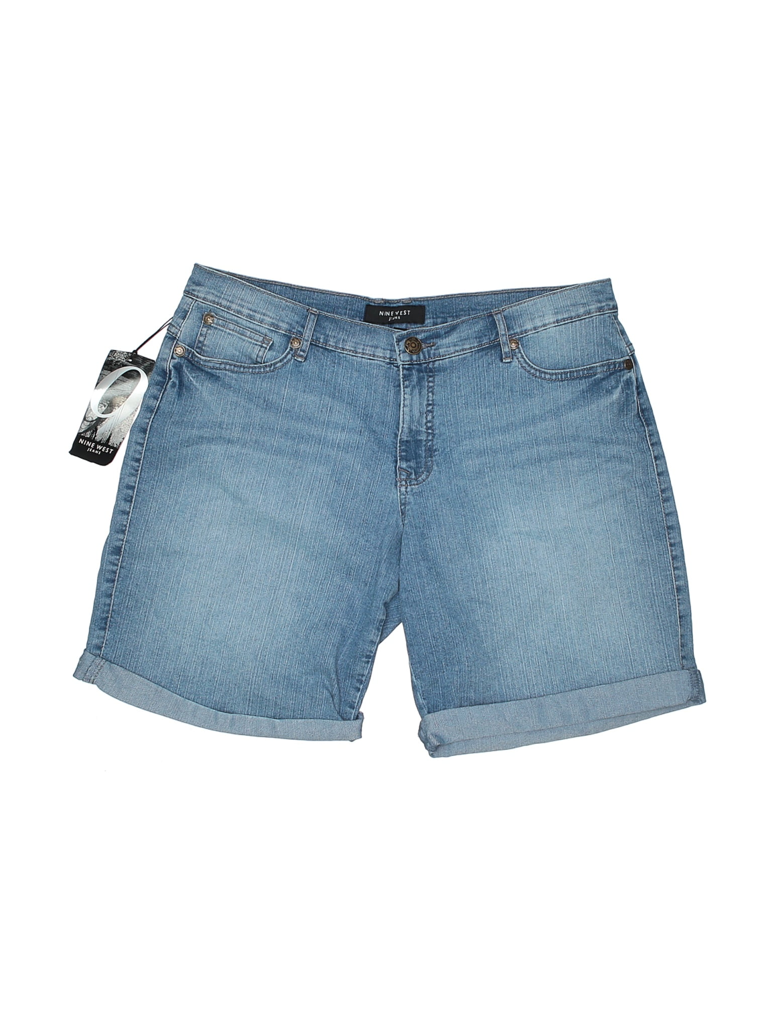 nine west jean shorts