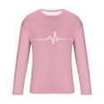 thumbnail image 5 of COSFO Workout Shirts for Men Graphic Cotton Long Sleeve Casual Tops Loose Pullover Crew Neck Graphic Tees, 5 of 5