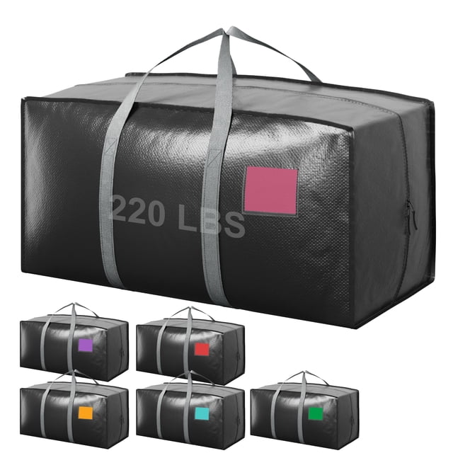 Bolsas de mudanza RMOHRO extra resistentes, grandes, paquete de 6, color gris