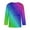 Multicolour, variant on Shirts for Men Graphic Tees 3/4 Sleeve Crew Neck Casual Plain Tops Loose Fit Lightweight Everyday Street Summer Fashion Mens Tops Blue L
