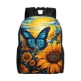 thumbnail image 1 of Balery Colorful Cloud Butterfly Sunflower Mochila - Mochila Estilosa y Duradera para Laptop de 15 Pulgadas con Tela Oxford Impermeable, 1 of 8