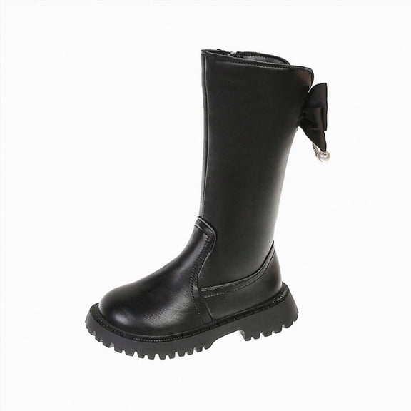 Girls Knee High Boots Toddler Girls Non Slip Casual Boots Winter Shoes
