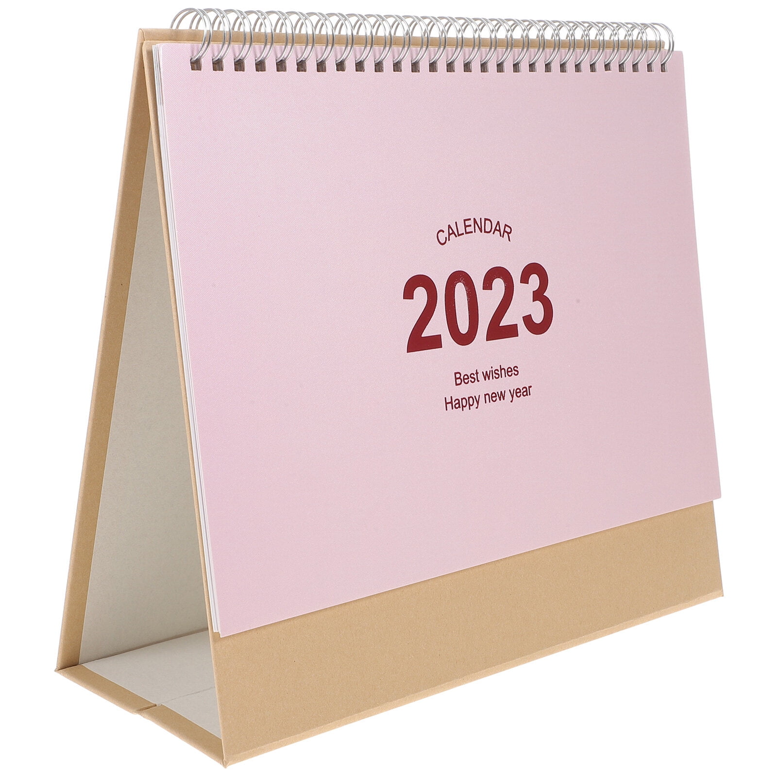 Calendar Desk Planner Standing 2023 Up Desktop Mini Office Stand