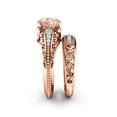 thumbnail image 4 of Morganite Bridal Ring Set, 4 of 4