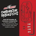 thumbnail image 2 of All Balls Carburetor Kit, mid body gasket kit 26-1512 for Honda CRF 250 R, 2 of 7