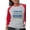 Heather/Red, variant on CafePress - I Stand With Ukraine - Womens Baseball Tee