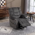 thumbnail image 2 of Leumius Power Lift Recliner Chair for Adult,Oversized Recliner with Massage and Heating,Ergonomic Lounge Chair with 2 Cup Holders for Living Room, Bedroom,Gray, 2 of 10