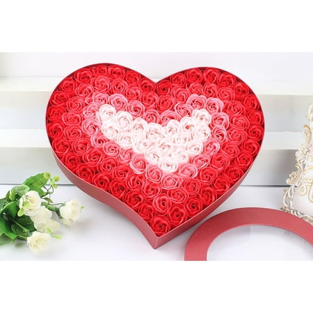 

RKSTN Red Roses Artificial Flowers Artificial Flowers 99 Rose Soap Flower Gift Box Valentine s Day Gift Birthday Gift Simulation Soap Lightning Deals of Today - Summer Clearance on Clearance