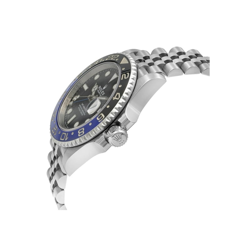 Rolex GMT Master II Batgirl Ceramic Steel Jubilee Bracelet Mens Watch 126710BLNR with Date Walmart