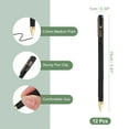 thumbnail image 2 of Uxcell Gel Pen Medium Point 0.5mm, 12 Pack Smooth Black Gel Ink Rollerball Pen for Home Office Writing Note Taking Journaling Business, Style 10, 2 of 6
