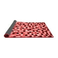 thumbnail image 2 of Ahgly Company Indoor Round Abstract Red Modern Area Rugs, 5' Round, 2 of 4