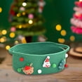 thumbnail image 6 of Btomtd Hand Woven Rope Christmas Basket for Santa Claus Gifts, Apple and Candy Storage Basket, Wine and Desktop Tote Decorative Basket for Festival, Green, 6 of 6