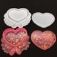 thumbnail image 1 of Molde De Caja De Almacenamiento De Silicona DIY, Molde De Resina, Fundición De Joyería, Caja De Joyería Hecha A Mano, Herramienta De Molde Artesanal P Corazón 11x12.5x3cm Soledad Molde de caja de almacenamiento de silicona, 1 of 10