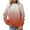 Orange, variant on ManxiVoo Women's Oversized Sweatshirt Drop Shoulder Comfort Fit Pullover Top For Relaxed Casual Style L Size Black