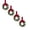 Rose Red, variant on XJGHHSY Mini Olive Leaf Wreath with Buffalo Plaid Bow,9.1" Small Hanging Wreath for Chair Back,Cabinet & Door,Farmhouse Style Decor for Easter & All Seasons,Black