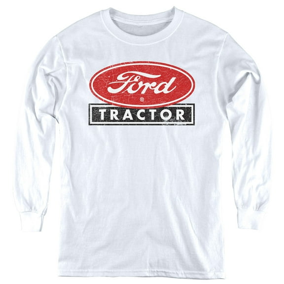 Ford Ford Tractor Youth Long Sleeve T-Shirt White