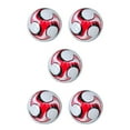 thumbnail image 3 of VONKY Ballon de Soccer pour École Secondaire en PVC, Ballon de Soccer Résistant avec Durabilité, Sports, Soccer, Ballons de Soccer 2 Rouges 5Ensemble, 3 of 6
