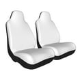 thumbnail image 2 of Naloa White Car Seat Covers 2PCs Front Car Seat Covers Universal fit for Most Cars SUVs and Trucks - 1, 2 of 5