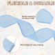 thumbnail image 4 of Cinta de alambre de yute Uxcell de 3" x 10 yardas, cinta de borde de alambre, correa tejida, azul claro, 4 of 7