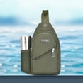 thumbnail image 4 of Ganfancp Moda Hombre Casual Pequeño Hombro Mochila Viaje Fuera Ligero y Fácil de Llevar Bolsa de Hombro Rebajas Flash Deals 1X Bolsa Bandolera, 4 of 6
