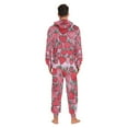 thumbnail image 4 of FORMRS Onesies Pajama for Adults Unisex Hoodie Winter Jumpsuit One Piece Sleepwear, Sizes S-2XL, Sweet Strawberry, 4 of 7
