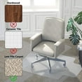 thumbnail image 2 of Office Chair Mat with Lip Anti-Slip Spiked, 30" x 48" PVC Transparent Desk Chair Mat Carpet Protector for Home Office, Easy to Clean, 2 of 8