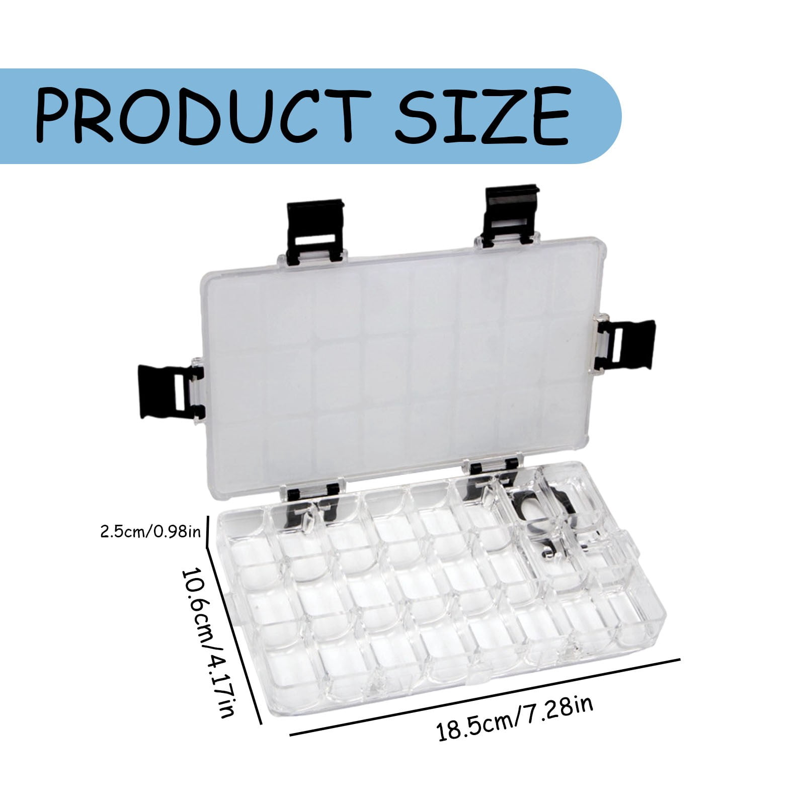 XKHZJL Watercolor Palette Box, Paint Palette Box Airtight Leak Proof Travel Palette Case for Watercolors Half Pans, Acrylic, Gouache and Oil Paint
