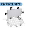 thumbnail image 2 of 1 Pcs Paint Storage Palette Box, 24-Well Paint Palette Box Airtight Leak Proof Travel Palette Case for Watercolors Half Pans, Acrylic, Gouache and Oil Paint, 2 of 9