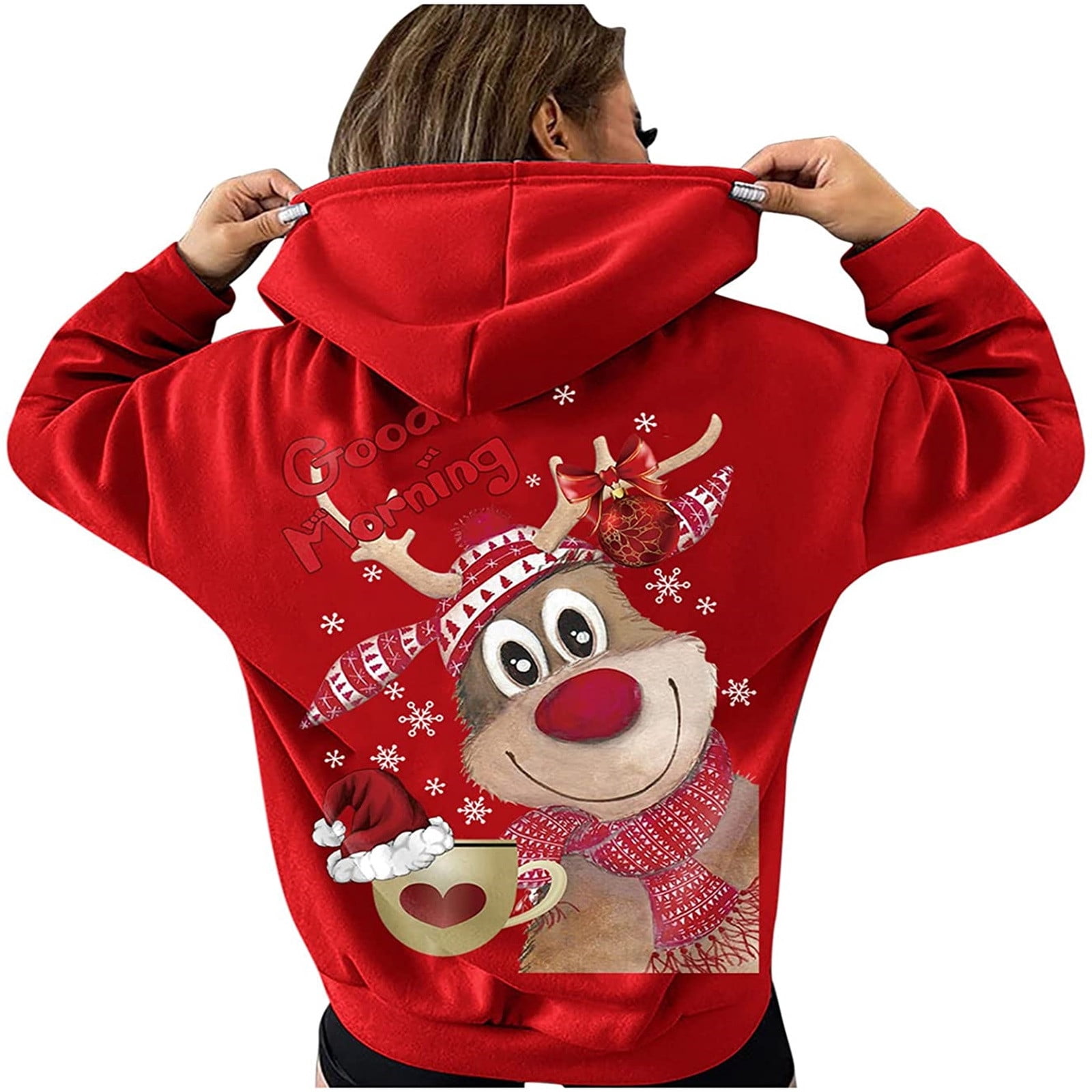 2022 Hoodies For Women Christmas 