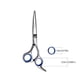 thumbnail image 5 of Juego de tijeras profesionales para cortar y entresacar el cabello, de acero inoxidable de 6 pulgadas, para peluquería., 5 of 5