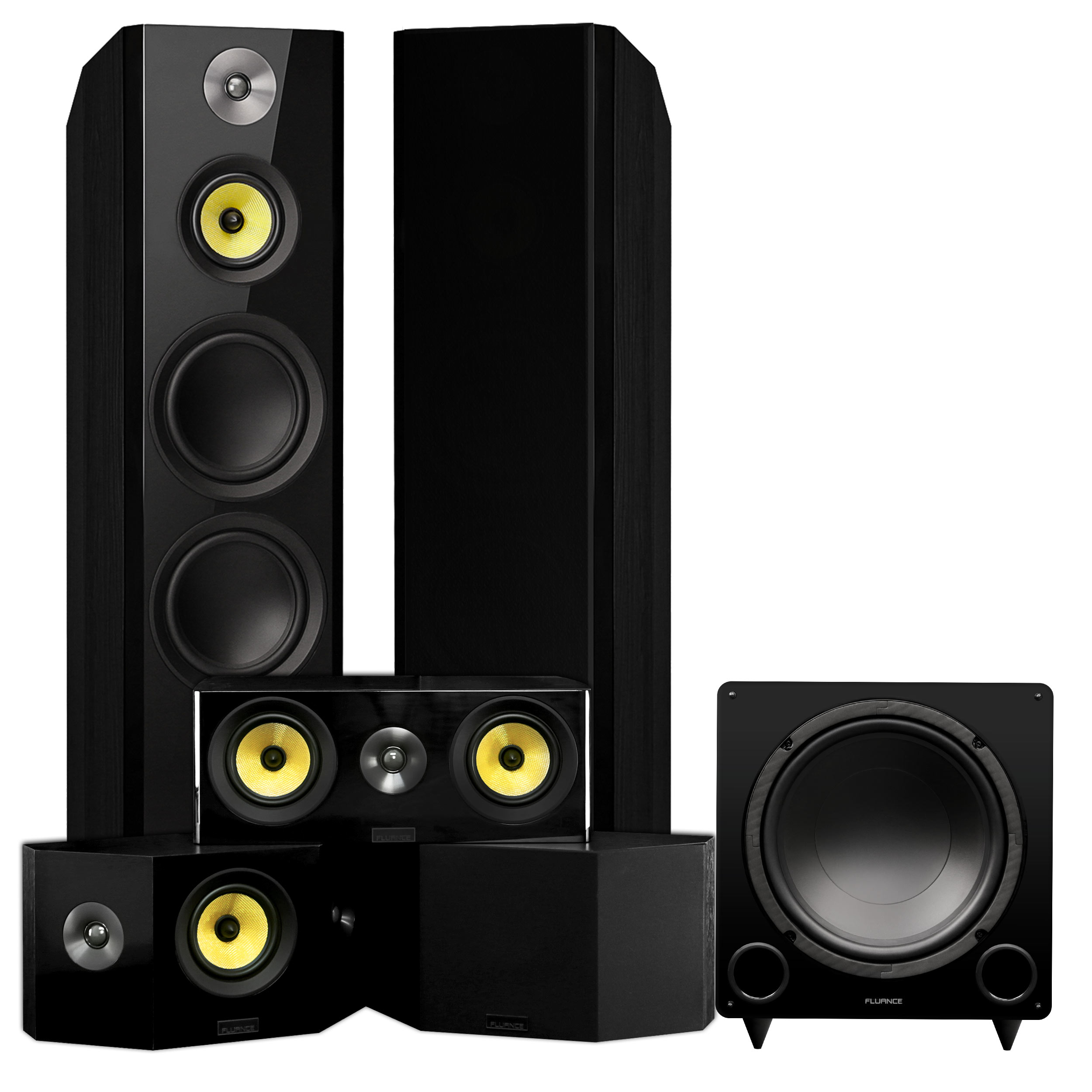Fluance Signature Series Surround Sound Home Theater 5 1 Channel