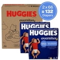 thumbnail image 3 of Huggies Overnites Nighttime Diapers, Size 3 (16-28 lbs), 132 Count (Select for More), 3 of 16